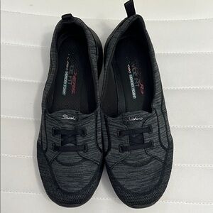 Skechers Women's Gray Slip-On Sneakers